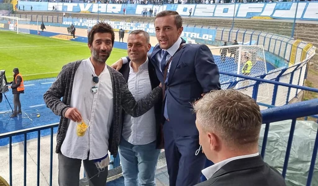 Šimić je često na zapadnoj tribini stadiona Grbavica
