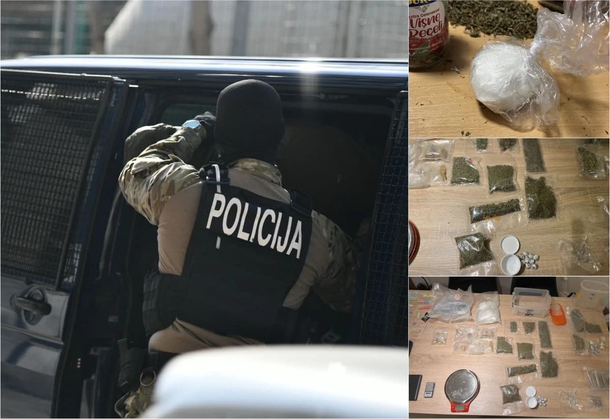 U pretresima nađeni različiti narkotici
