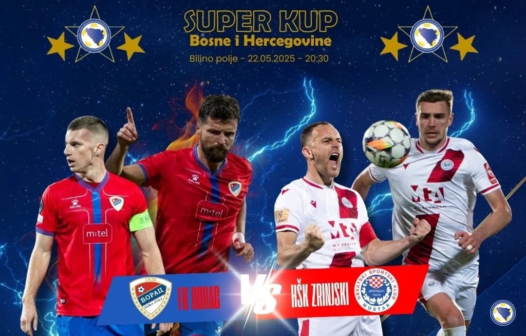 Ko će u četvrtak osvojiti trofej - Borac ili Zrinjski?