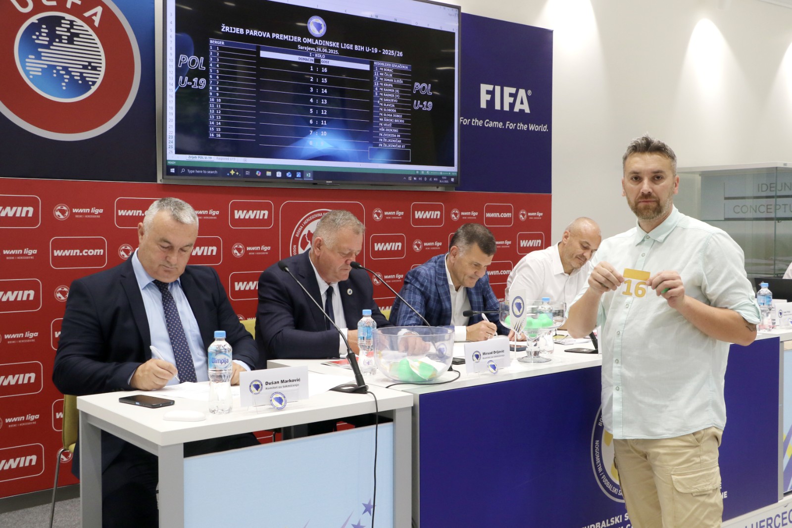 Žrijeb takmičarskih brojeva Premijer lige Bosne i Hercegovine za sezonu
