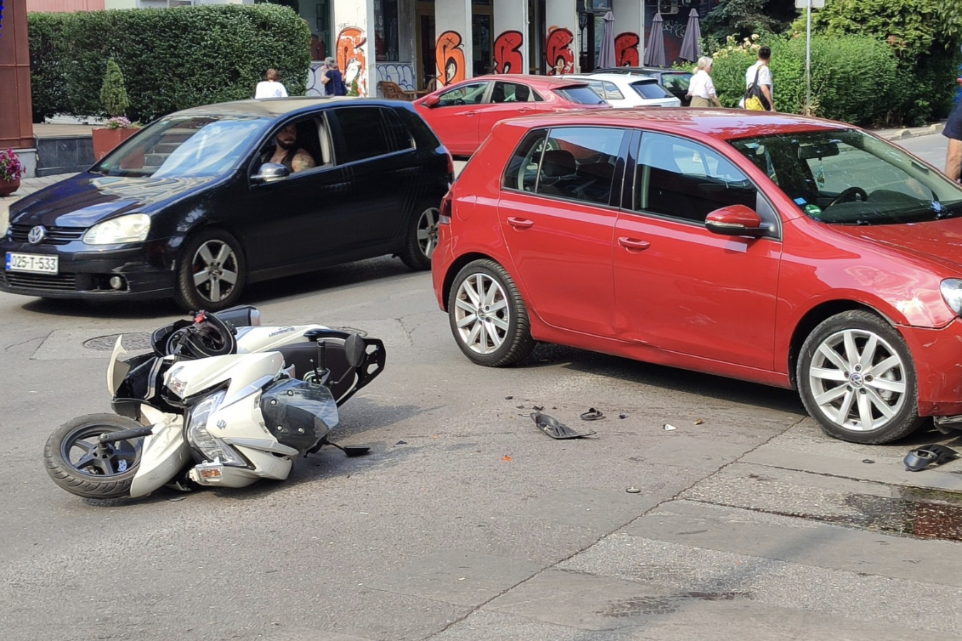 Sudar auto i motociklista Envera Šehovića