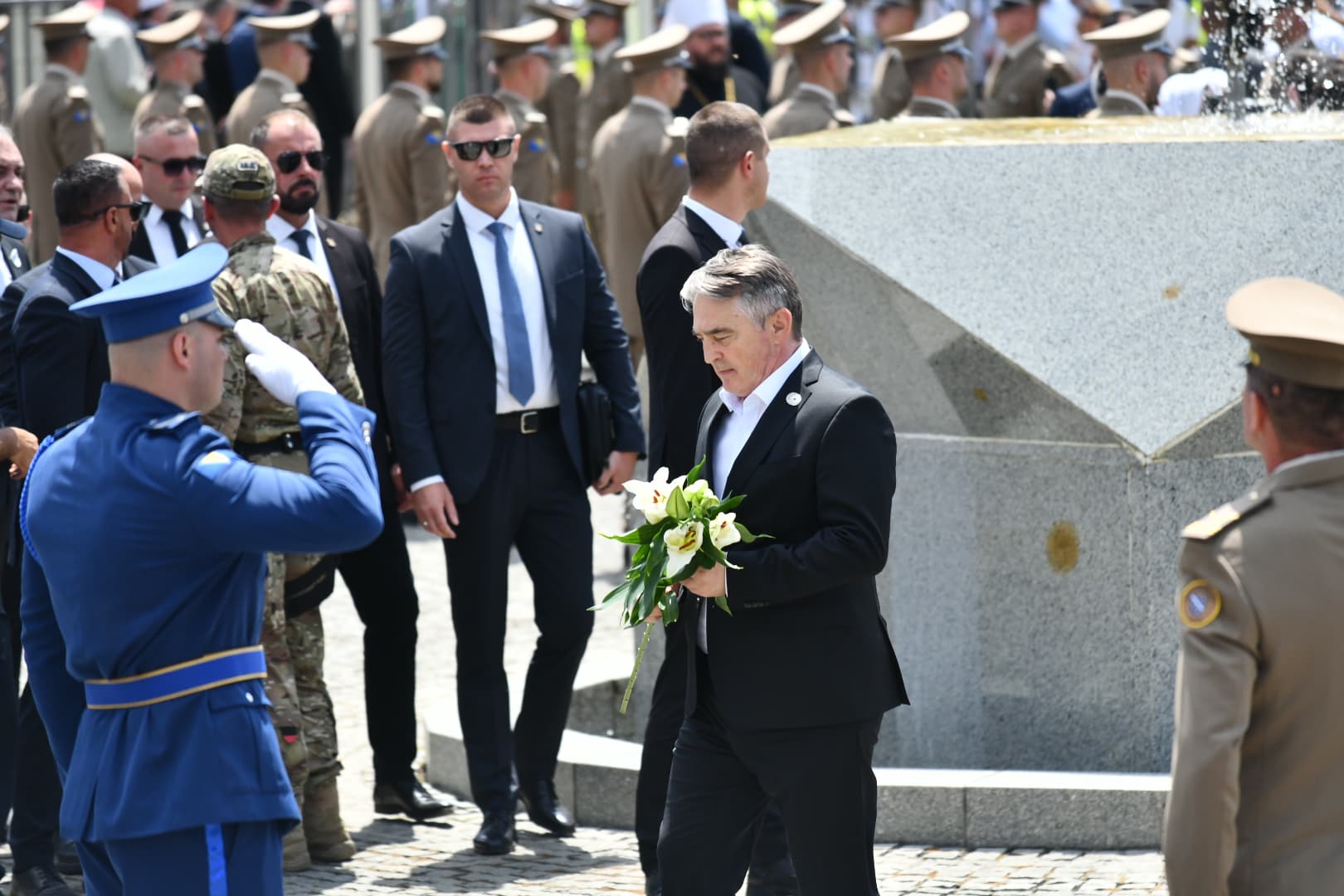 Željko Komšić, Potočari, Srebrenica