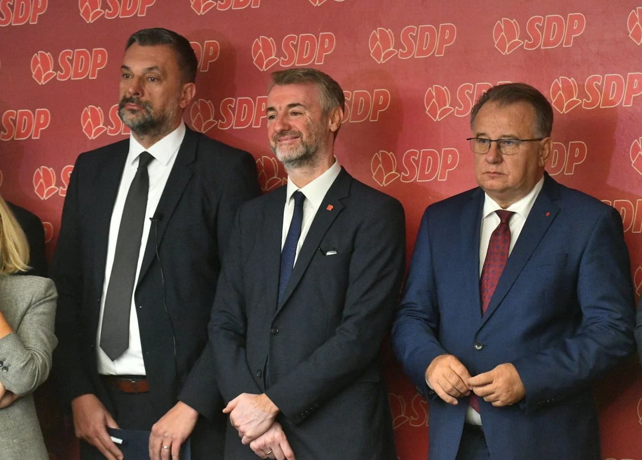 Lideri stranaka Trojke Elmedin Konaković; Edin Forto i Nermin Nikšić
