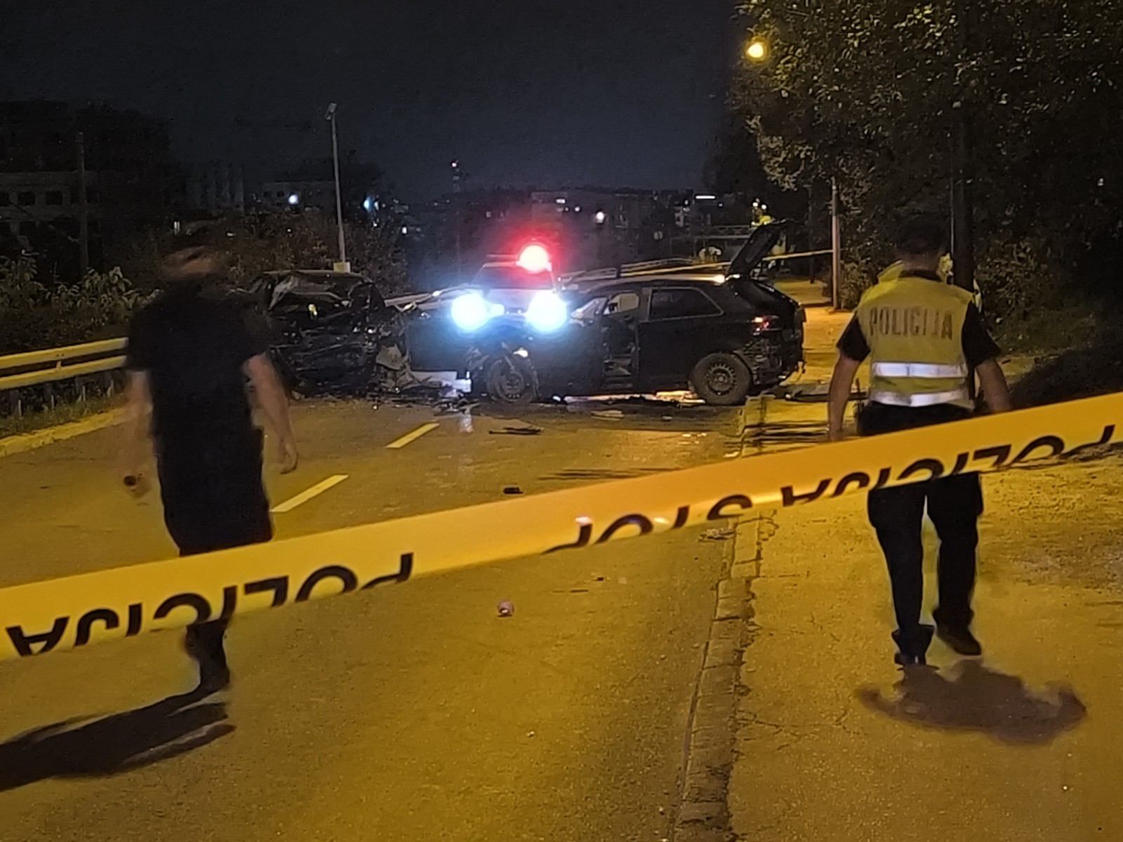 Udes, Drinska ulica, uviđaj ,policija