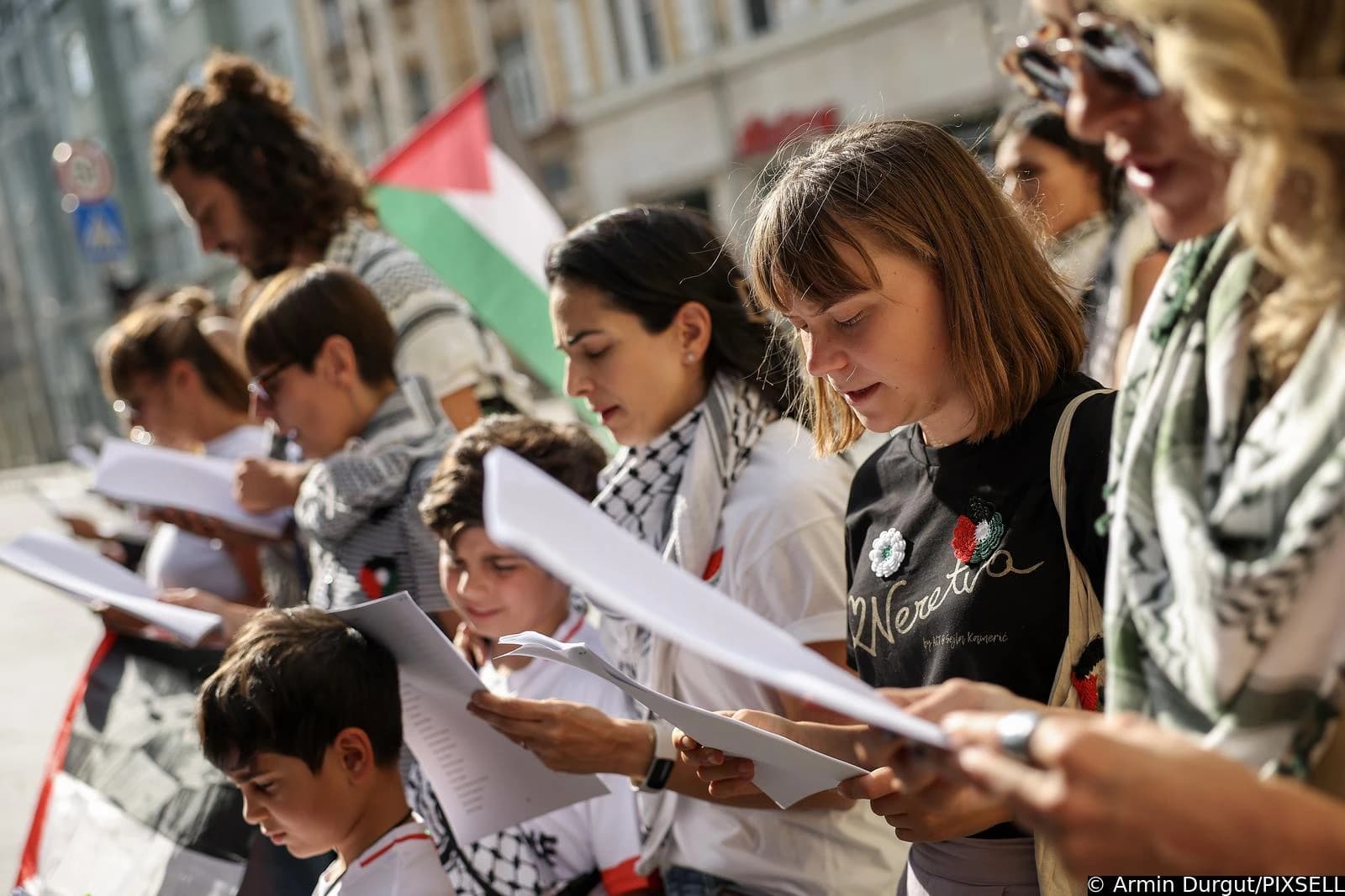 Greta Thunberg na protestu u Sarajevu