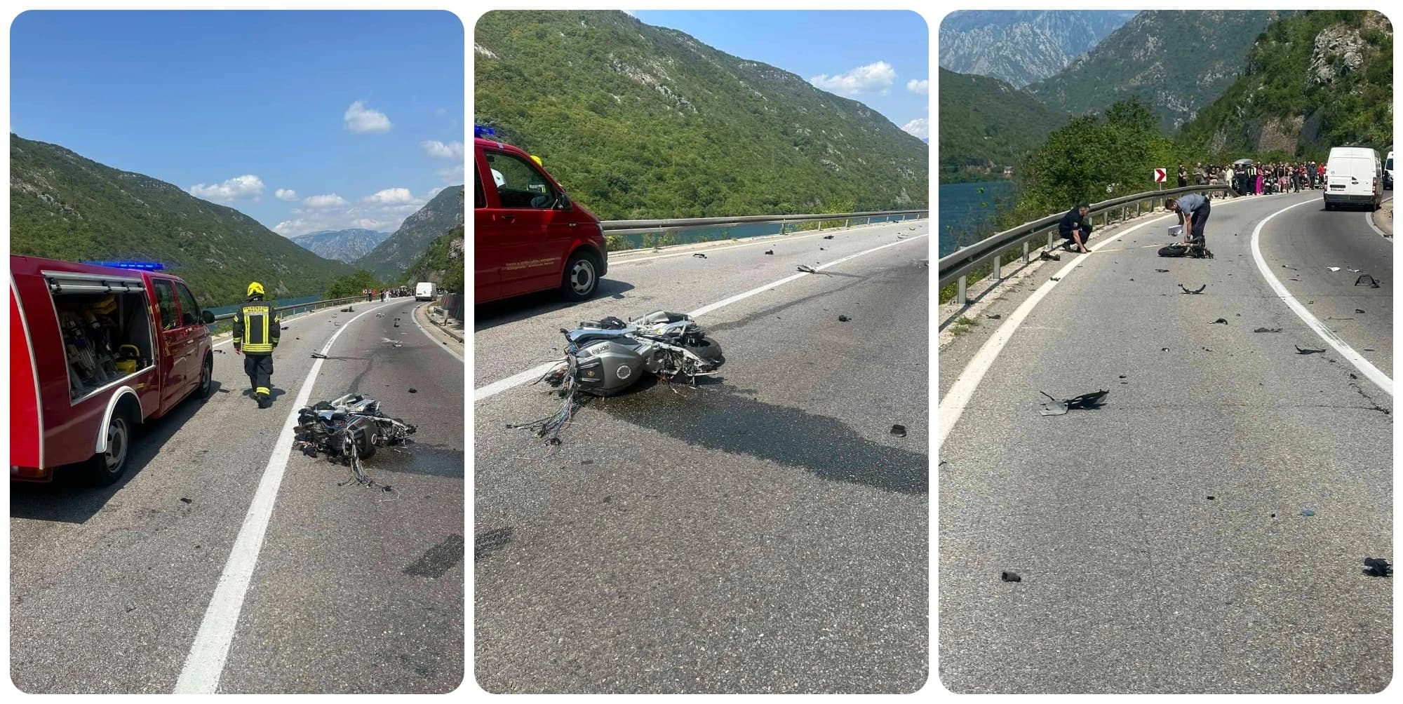 Vatrogasci na mjestu nesreće