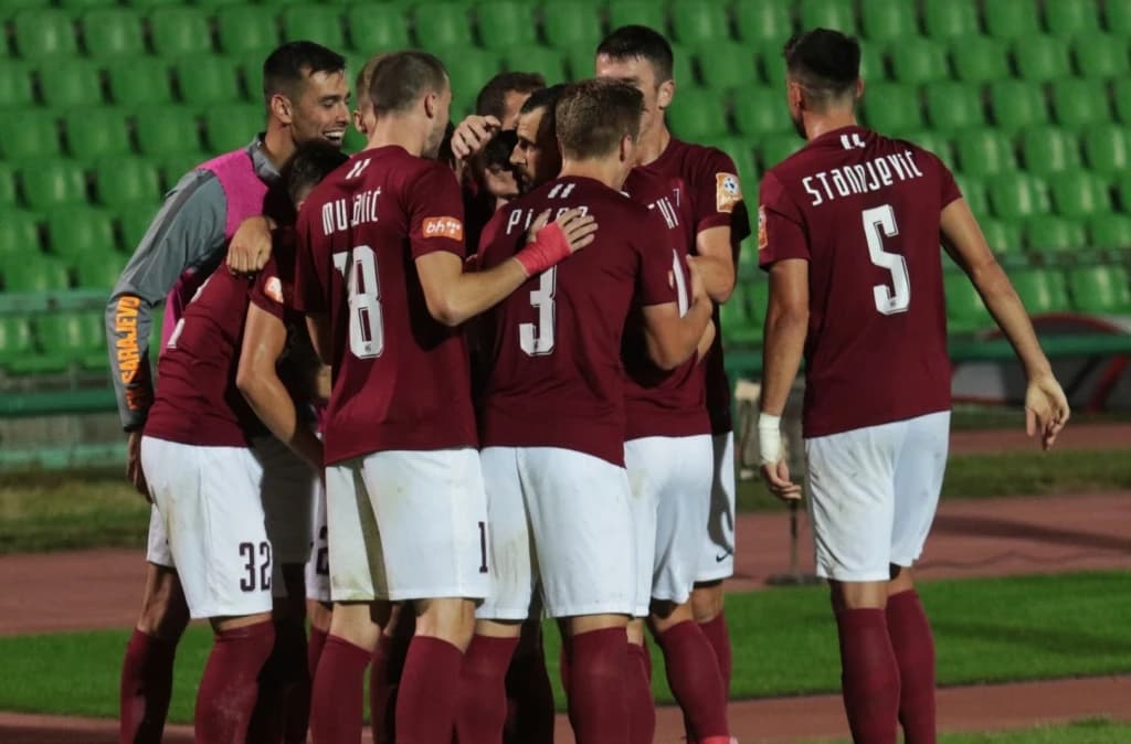 FK Sarajevo timsko slavlje