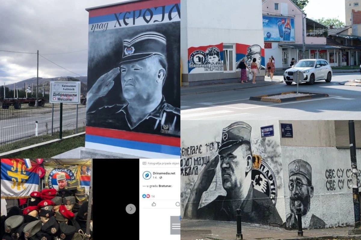 Veličanje Ratka Mladića kroz murale u više gradova