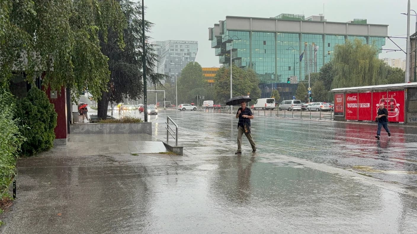 Kiša u Sarajevu