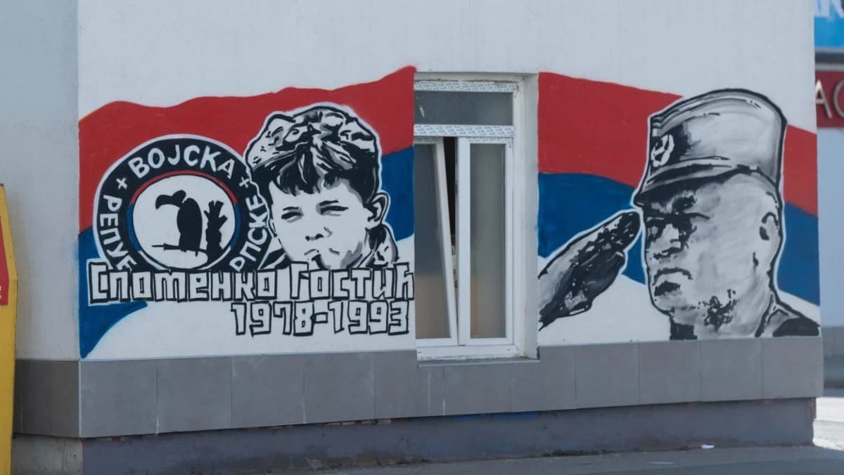Ratko Mladić,ratni zločinac - murak u Banja Luci