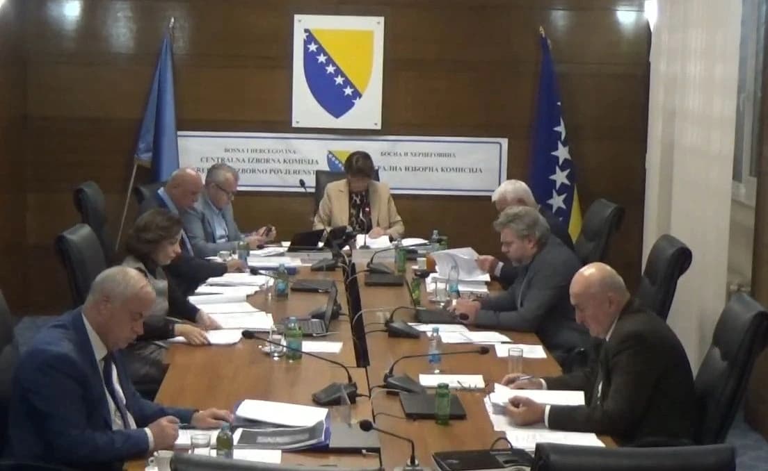 S jedne od sjednica CIK-a BiH
