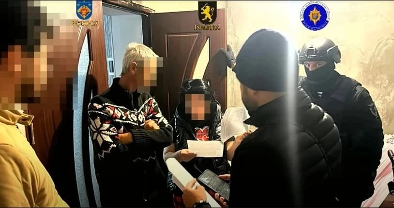 Screeshot iz videa ranije akcije moldavske policije