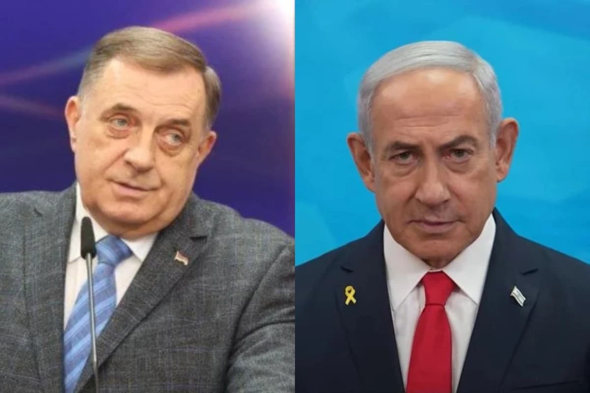 Milorad Dodik i Benjamin Netanyahu