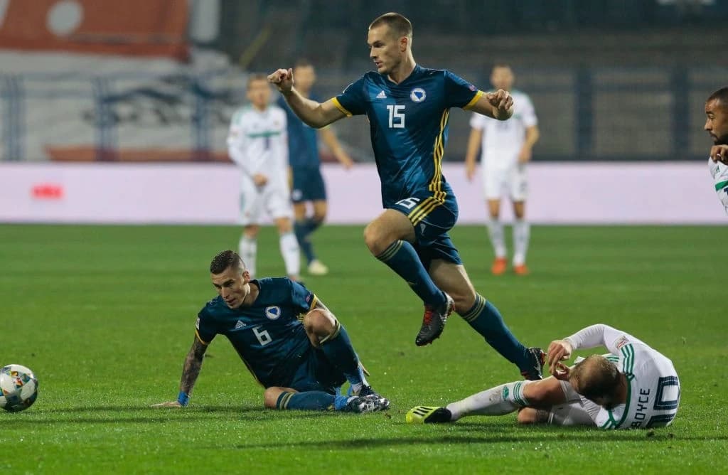 Šunjić u dresu reprezentacije BiH