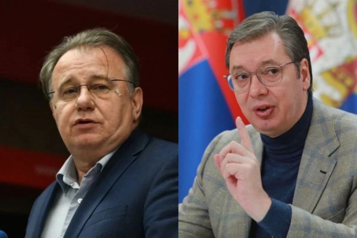 Nermin Nikšić i Aleksandar Vučić