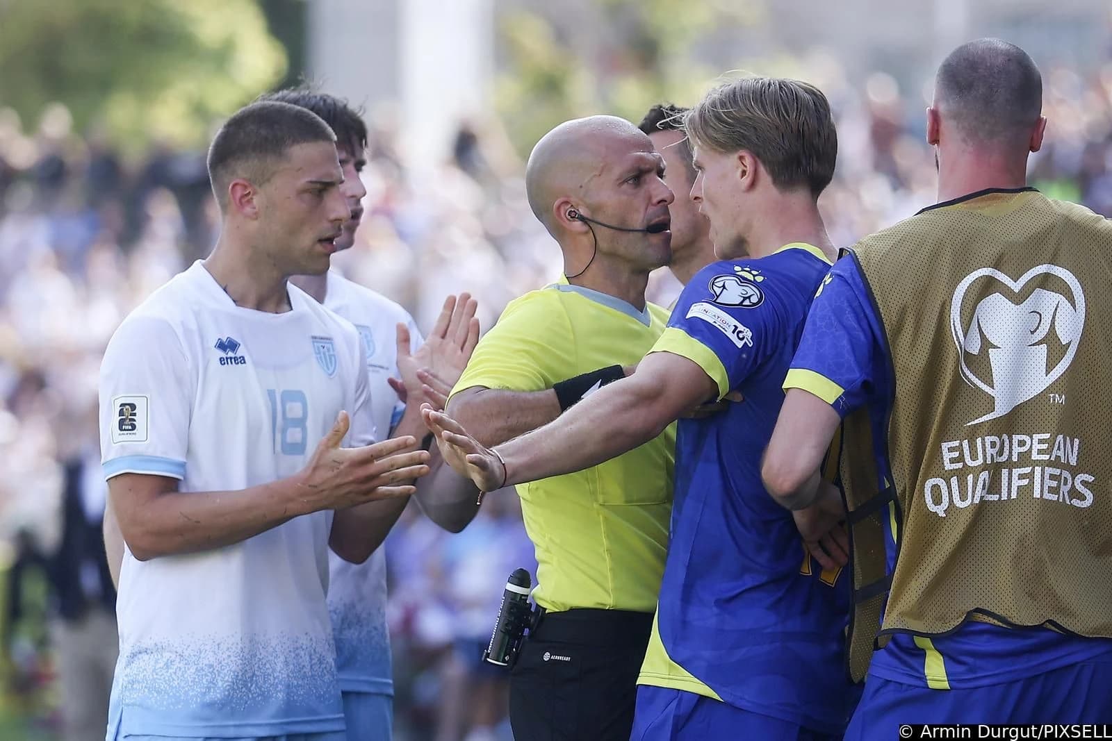 Sa meča BiH - San Marino u Zenici