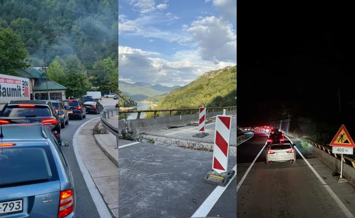 Ogromne gužve na cesti Konjic - Jablanica