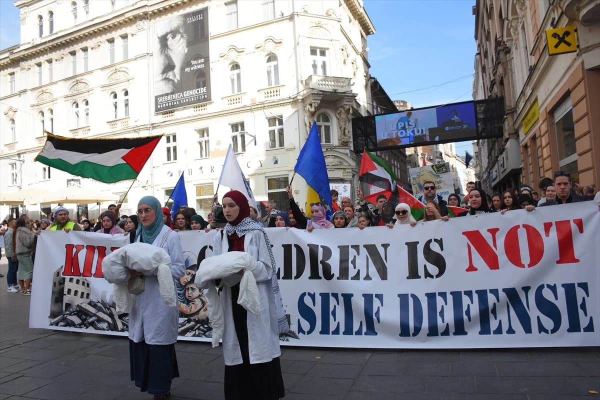 S jednog od ranijih protesta u Sarajevu
