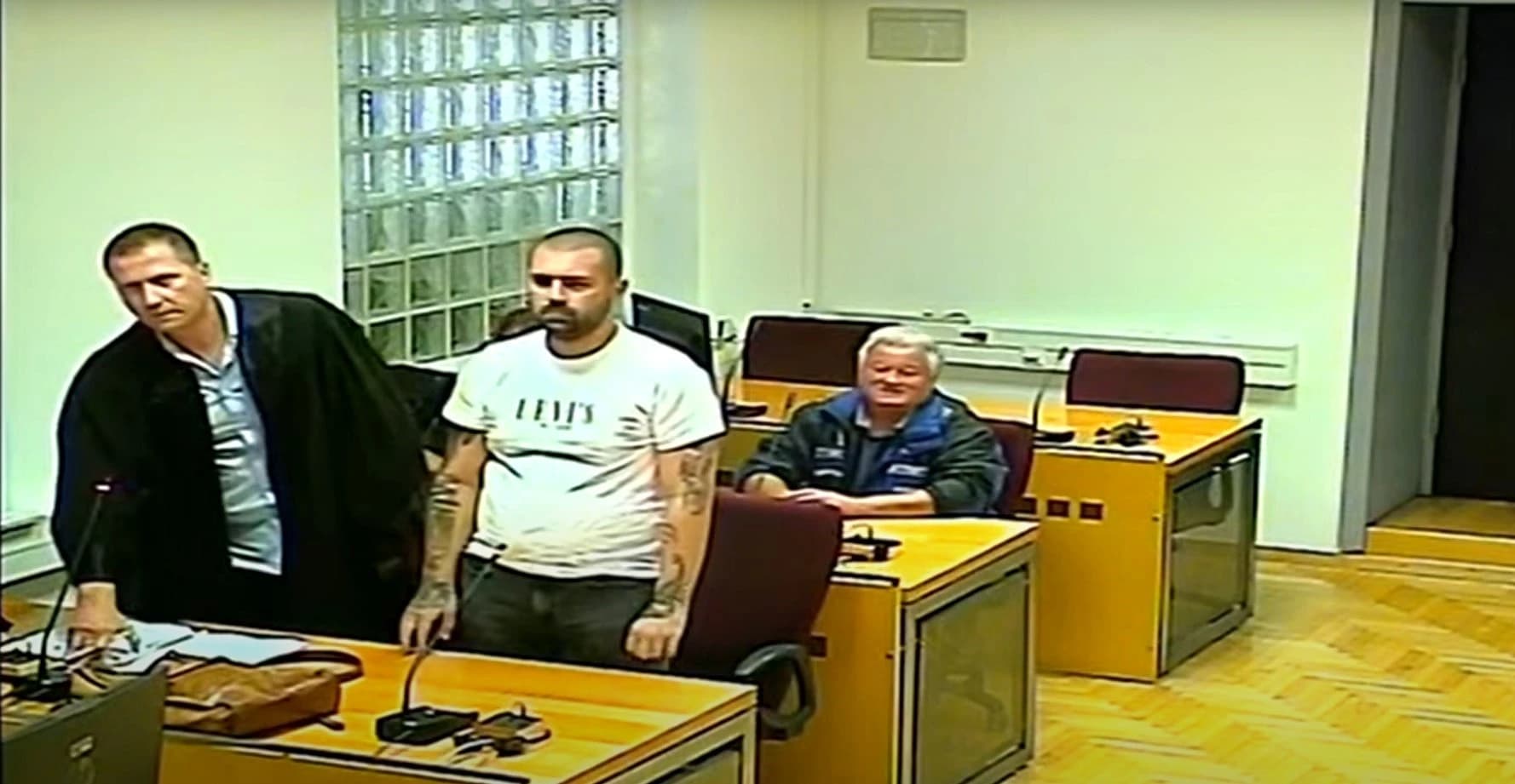 Marko Plavšić u sudnici