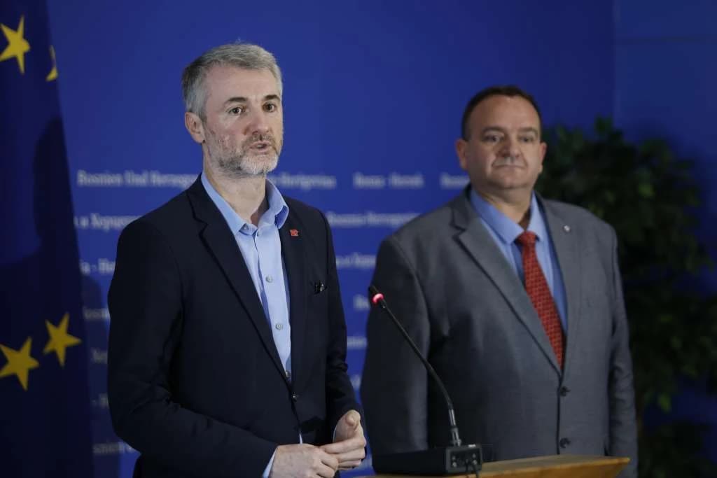 Edin Forto i Velibor Peulić, predstavnik prijevoznika