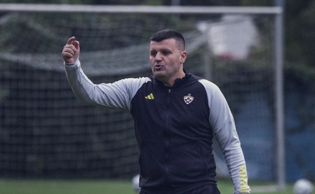 Dudić na prvom treningu