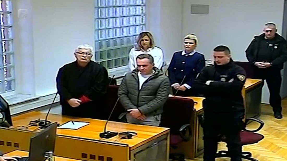 Gligorević na izricanju kazne u februaru
