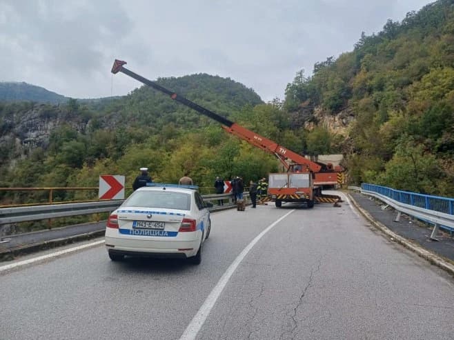 Saobraćajna nezgoda, put Dobrun - Vardište