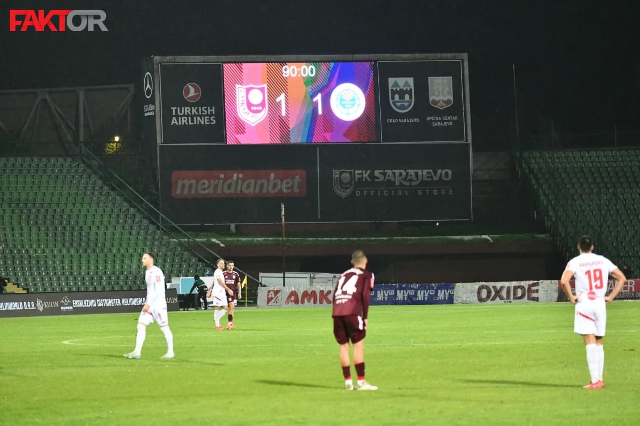 Na Koševu smo vidjeli dva gola