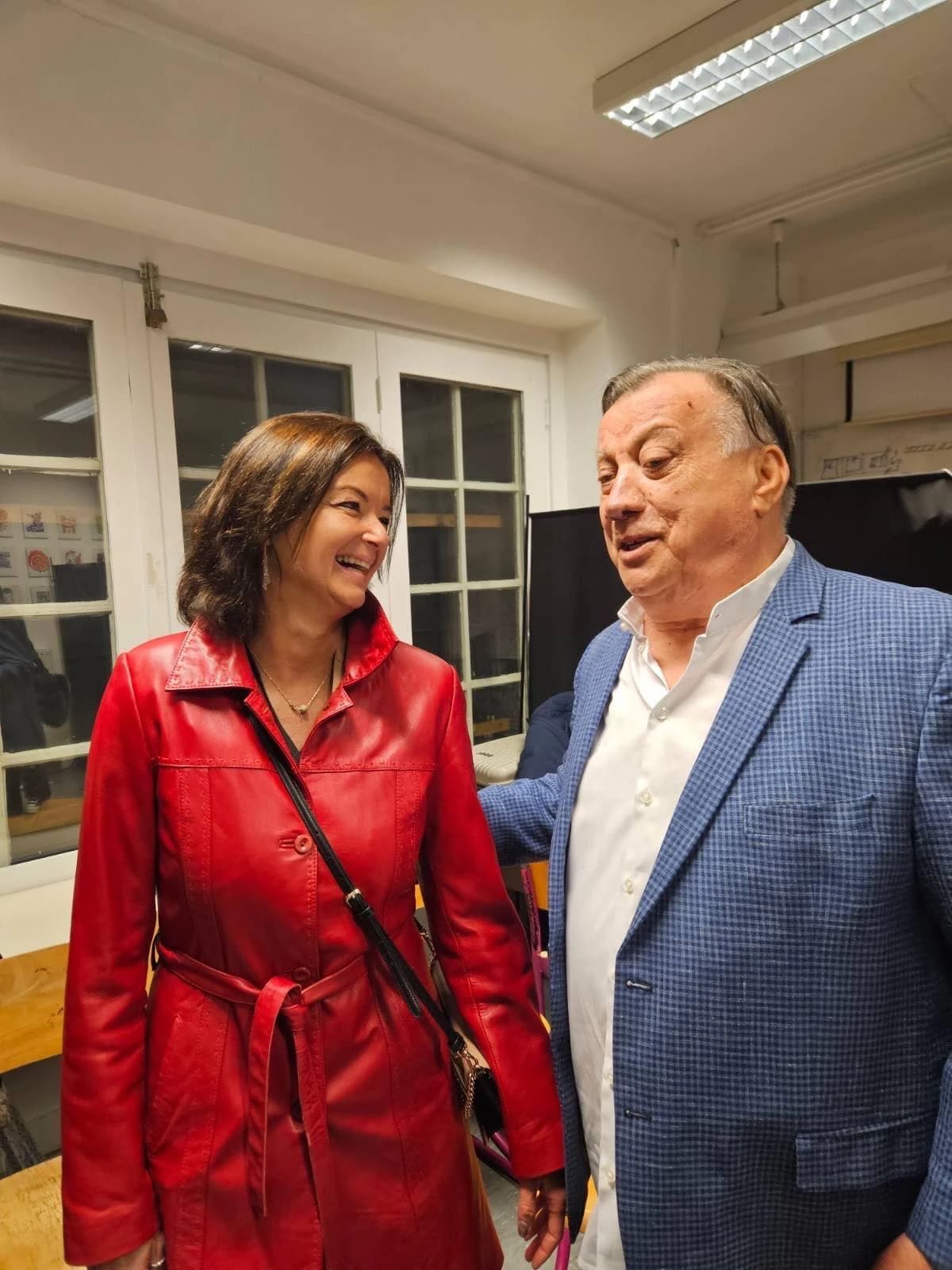 Tanja Fajon i Halid Bešlić