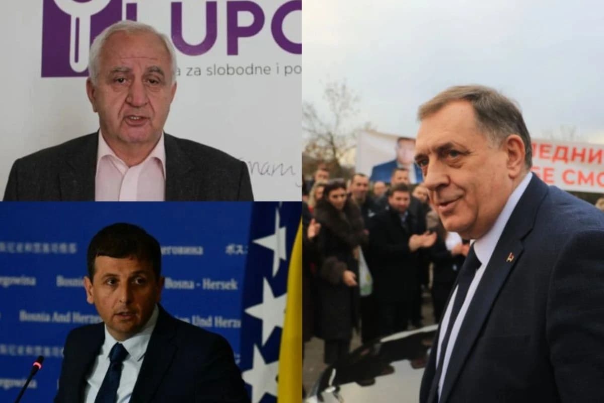Vehid Šehić, Nebojša Vukanović i Milorad Dodik