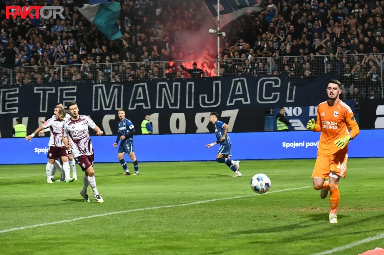 Sarajevo na web stranici nije objavilo rezultat sa Grbavice