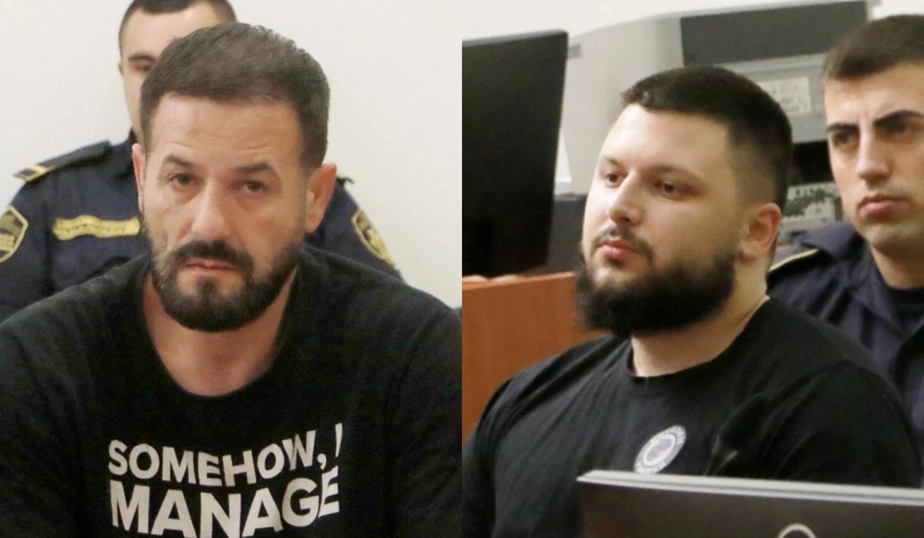Semir Sultanović i Ahmed Džinović na prethodnom ročištu u Sudu