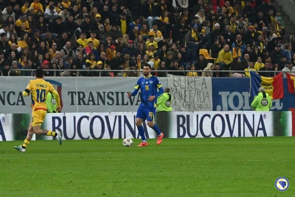 Sa utakmice Rumunija - BiH