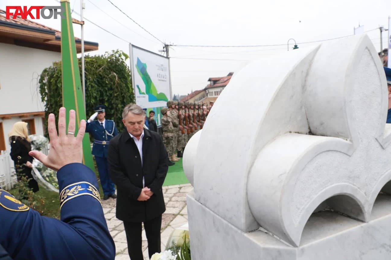 Komšić na Šehidskom spomen mezarju