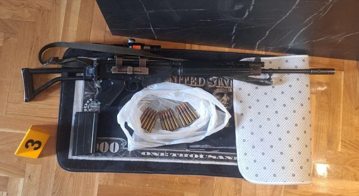 Puška pronađena tokom pretresa