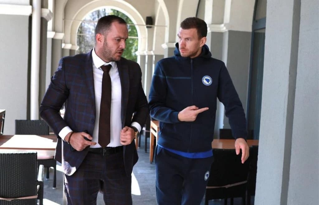 Vico Zeljković i Edin Džeko