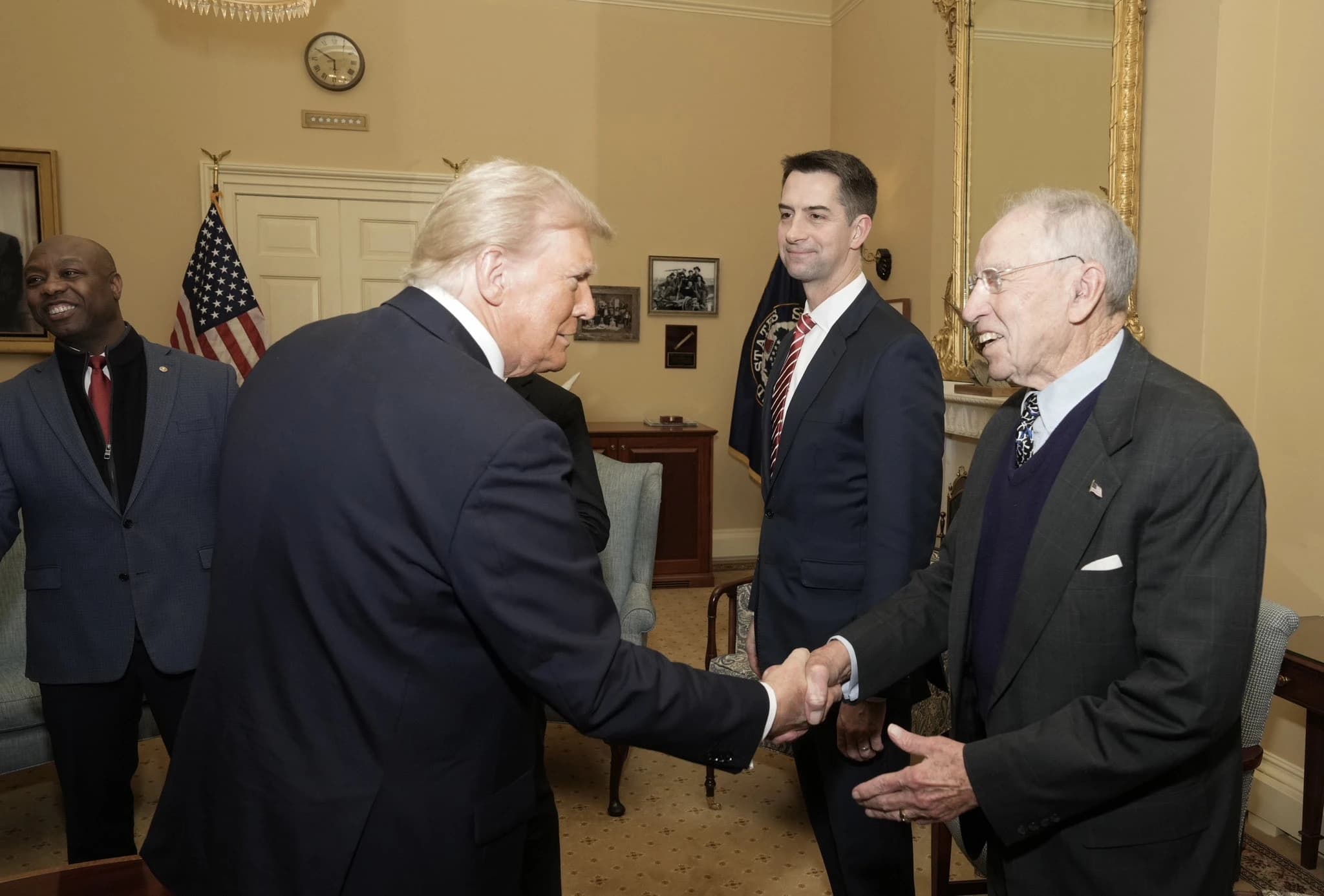 Donald Trump i Chuck Grassley