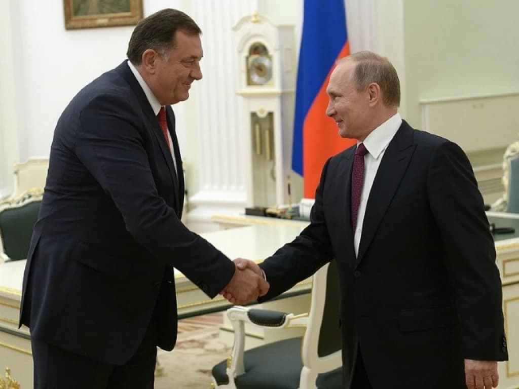 Milorad Dodik i Vladimir Putin