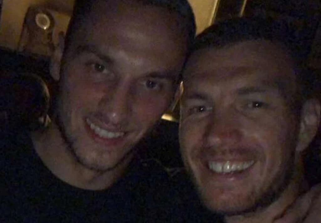 Arnautović i Džeko na druženju