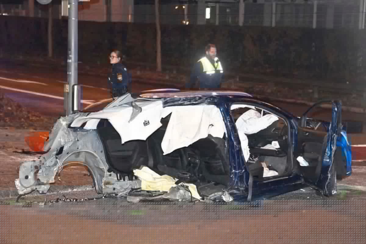 Renault potpuno uništen
