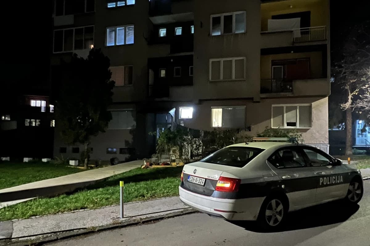 Policija na mjestu događaja u Tuzli