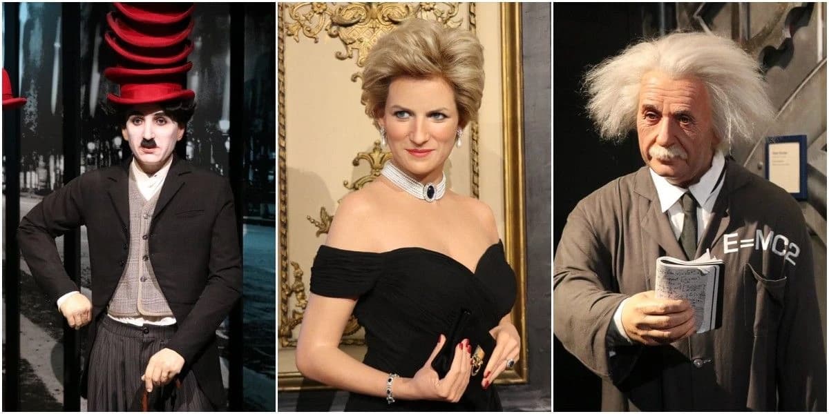Muzej Grevin u Parizu sadrži 250 voštanih figura slavnih, među njima princeza Diana, Charlie Chaplin, Nelson Mandela...