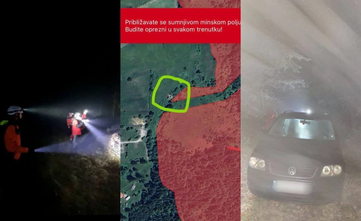 Potraga za muškarcem na Bijambarama okončana tragično: Pronađeno tijelo, GSS se morao povući zbog mina