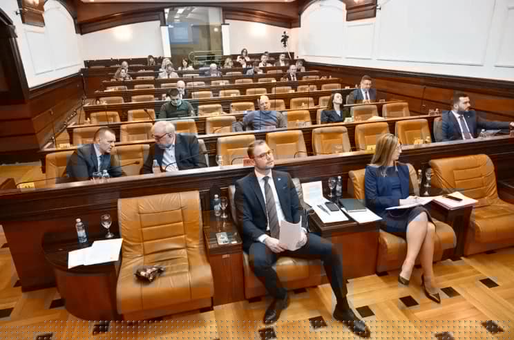 Draško Stanivuković na sjednici Skupštine