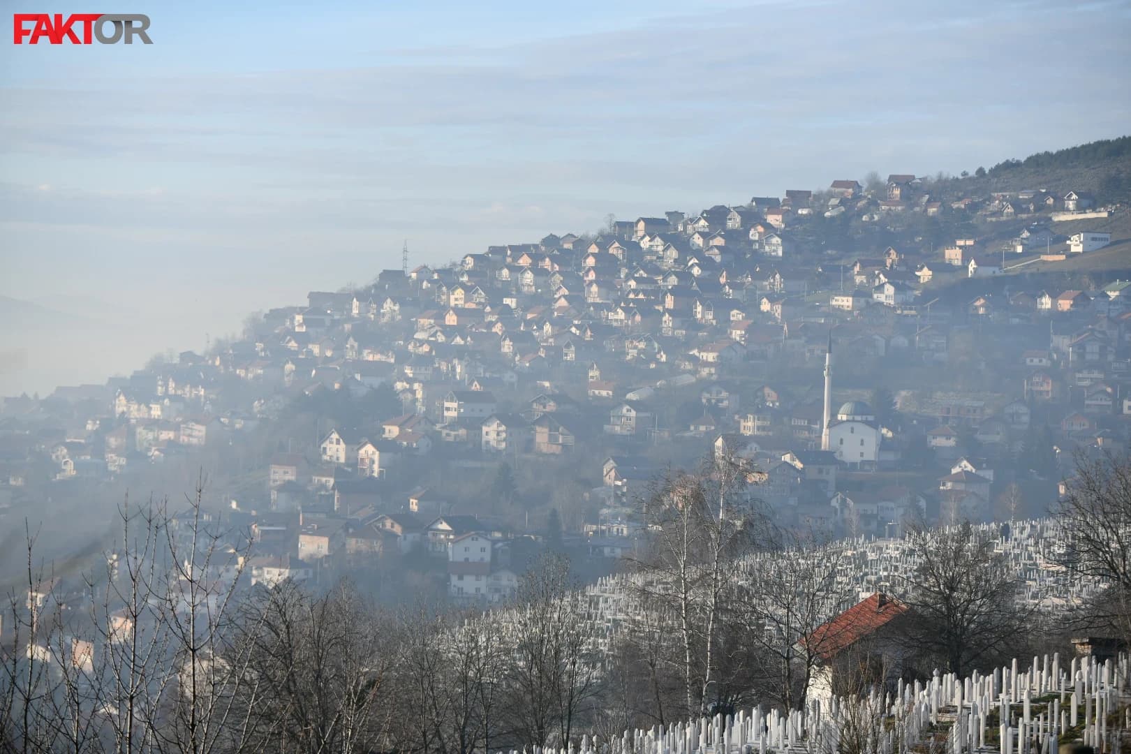 Zrak jutros nezdrav za stanovništvo na području Sarajeva, Zenice, Kaknja, Visokog, Ilijaša