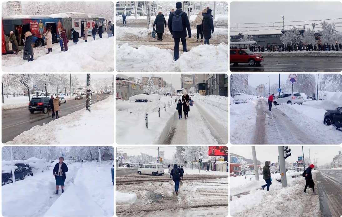 Slika Sarajeva kada padne snijeg: Ko je kriv?