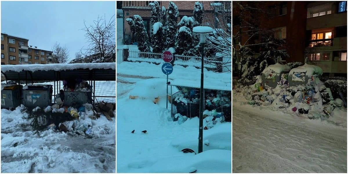 Preduzeće Rad ovih dana ne odvozi ni smeće, prostori pored kontejnera zatrpani otpadom