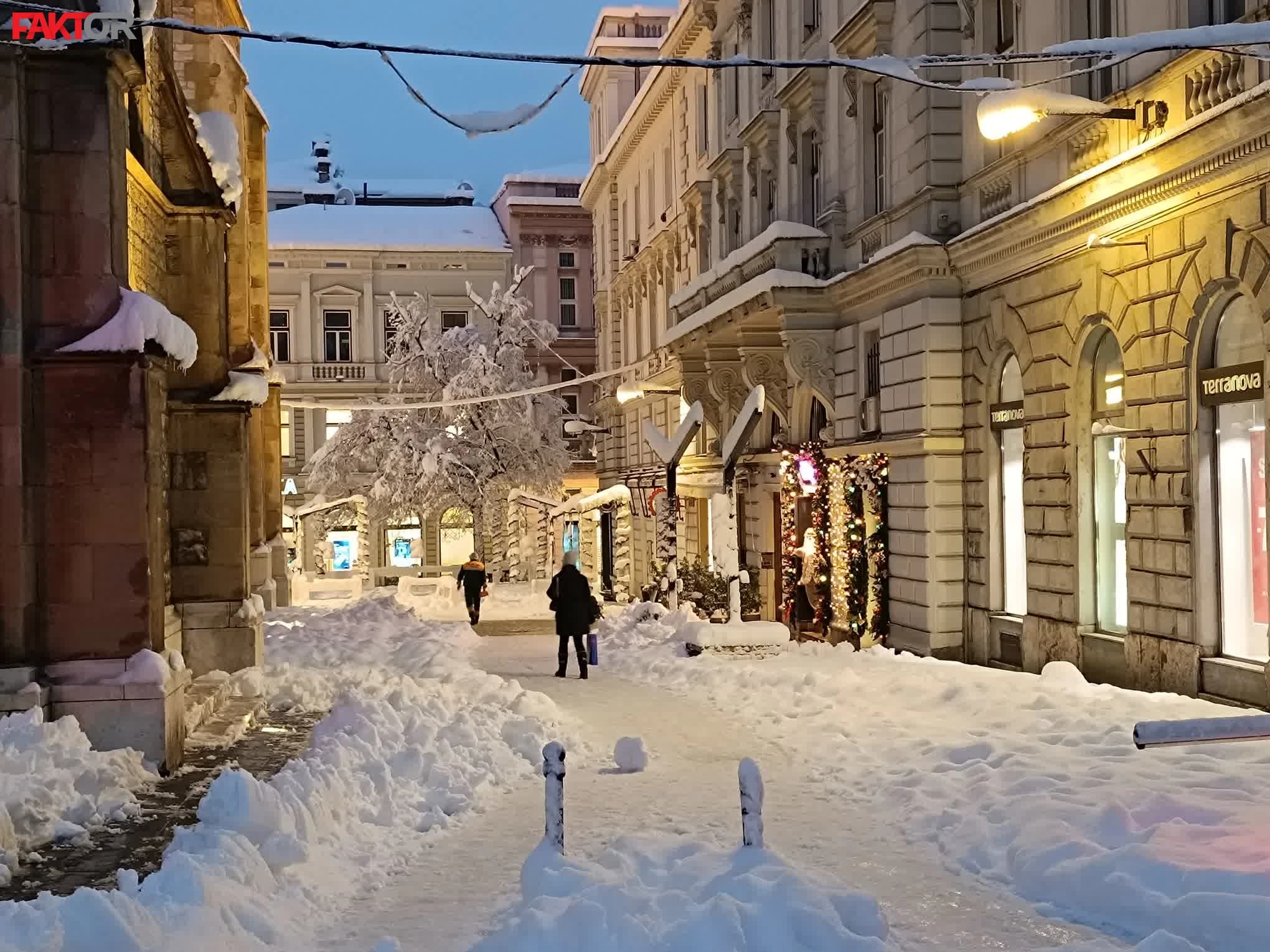 Snijeg u Sarajevu