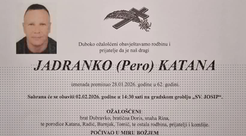 Preminuo poznati bh. novinar Jadranko Katana