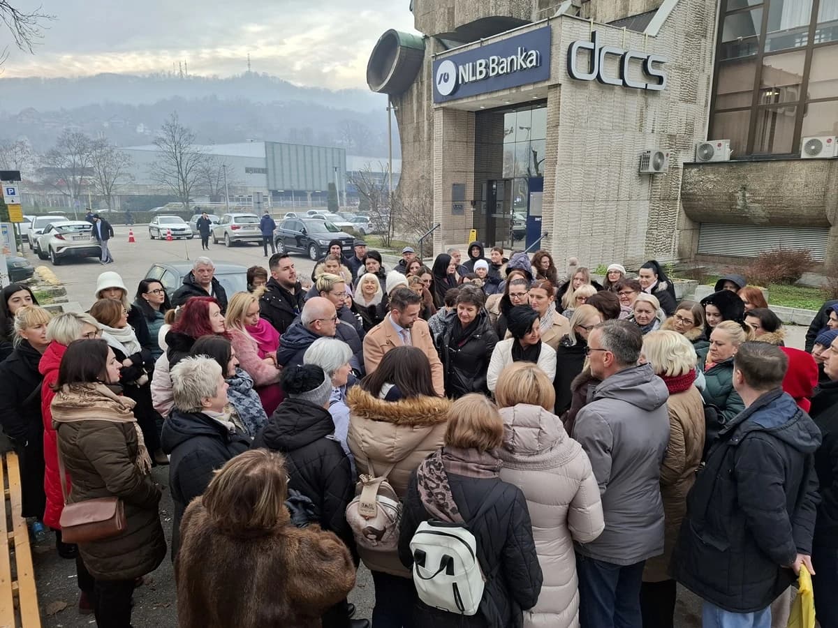 Protest zaposlenih u pravosuđu TK